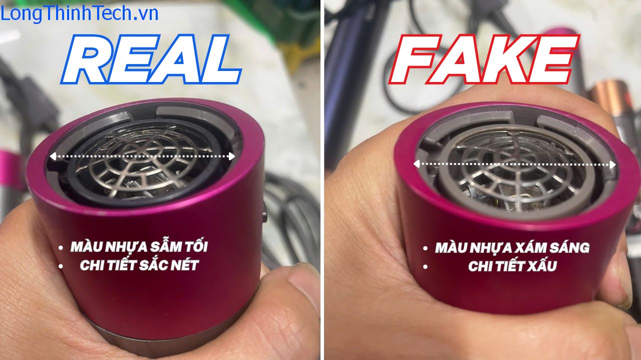 Cach Nhan Biet May Say Toc Dyson Airwrap Chinh Hang va Hang Fake 4