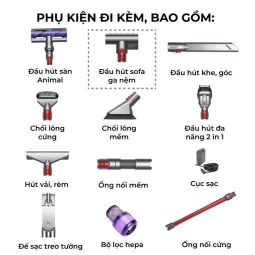 May hut bui khong day Dyson V11 1