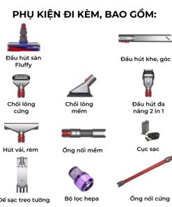 May hut bui khong day Dyson V11 7