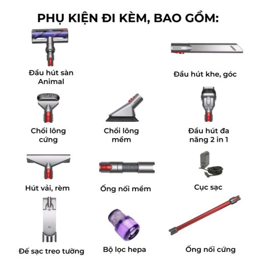 May hut bui khong day Dyson V11 9