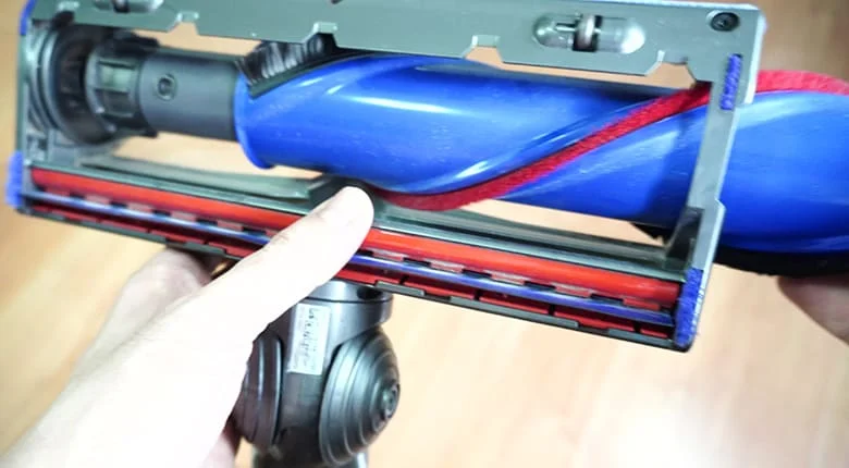 Dyson V8 remove brush