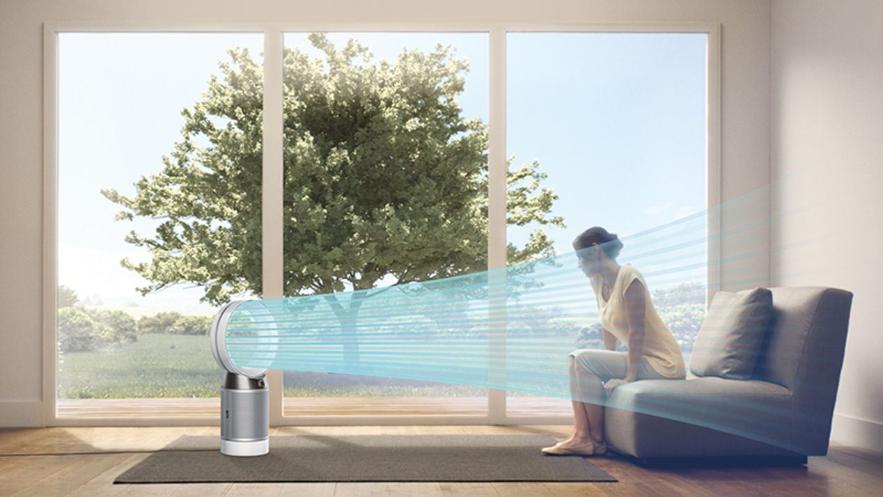 air quality purifier pure cool desk summer