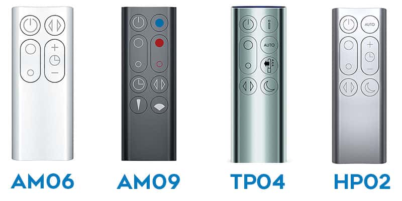 dyson fan remote controls