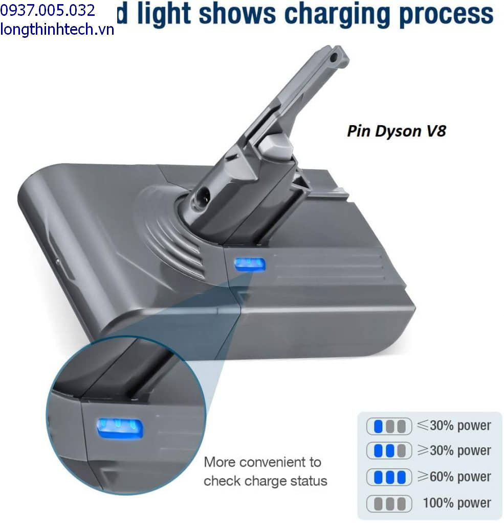 Den tren pin dyson v8