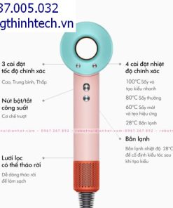 Máy Sấy Tóc Dyson Supersonic HD15 Ceramic Pop Long Thịnh Tech Dyson