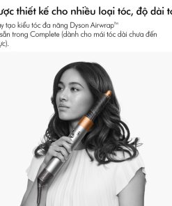 Máy Tạo Kiểu Tóc Dyson Airwrap HS05 Nickel/Fuchsia Long Thịnh Tech Dyson
