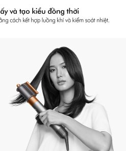 Máy Tạo Kiểu Tóc Dyson Airwrap HS05 Nickel/Fuchsia Long Thịnh Tech Dyson