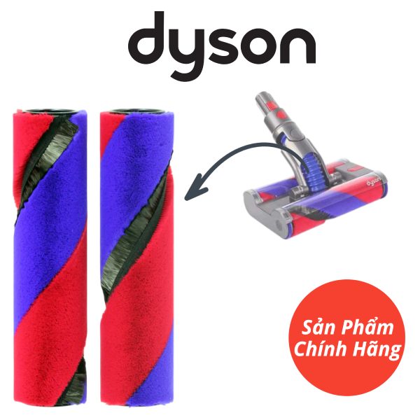 AM09 Cặp chổi lăn mềm thay thế cho Dyson Omni-glide SV19 cao cấp Long Thịnh Tech Dyson