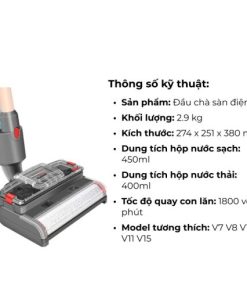 Đầu hút sàn nhung mềm Soft Roller cho Dyson Digital Slim SV18, V10 Slim chính hãng. Long Thịnh Tech Dyson Đầu hút sàn nhung mềm Soft Roller cho Dyson Digital Slim SV18, V10 Slim chính hãng. Long Thịnh Tech Dyson