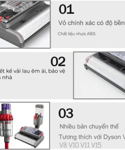 Đầu hút sàn nhung mềm Soft Roller cho Dyson Digital Slim SV18, V10 Slim chính hãng. Long Thịnh Tech Dyson Đầu hút sàn nhung mềm Soft Roller cho Dyson Digital Slim SV18, V10 Slim chính hãng. Long Thịnh Tech Dyson
