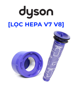 Bộ lọc bụi HEPA chính hãng cho Dyson V7 V8 SV11 SV10. Loại bỏ 99.97% bụi mịn,