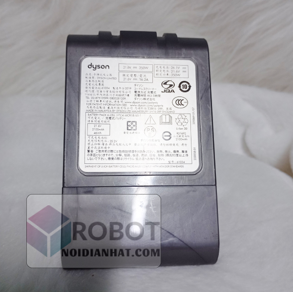 Frame-2573 Pin Máy Hút Bụi Dyson V6 Chính Hãng Dung Lượng Cao Long Thịnh Tech Dyson