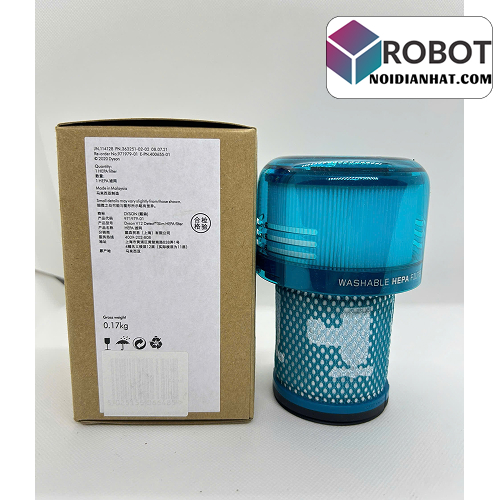 Frame-2605 Bộ lọc máy hút bụi Dyson V12 chính hãng cho dòng SV20, SV30, SV46. Lọc sạch 99.97% bụi mịn, Long Thịnh Tech Dyson