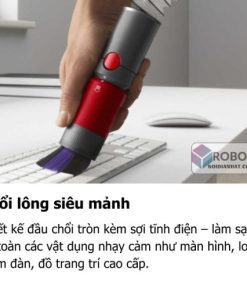 Chổi lông tơ siêu mảnh Dyson Scratch-free Dusting Brush chính hãng. Long Thịnh Tech Dyson