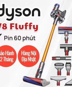 Máy hút bụi cầm tay không dây Dyson V8 Fluffy