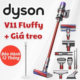 Máy hút bụi cầm tay không dây Dyson V11 Fluffy Kèm Giá Treo