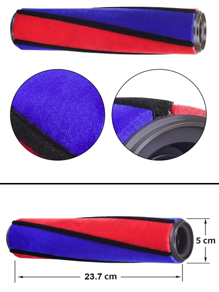 con-lan-mem-cho-may-hut-bui-dyson-V6-V7-V8-V10-V11-Fluffy-3 Con lăn mềm thay thế cho đầu hút sàn Dyson V6 V7 V8 V10 V11 Fluffy. Long Thịnh Tech Dyson