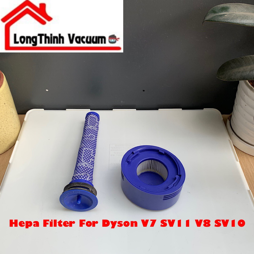 hepa-7 Bộ lọc bụi HEPA chính hãng cho Dyson V7 V8 SV11 SV10. Loại bỏ 99.97% bụi mịn, Long Thịnh Tech Dyson