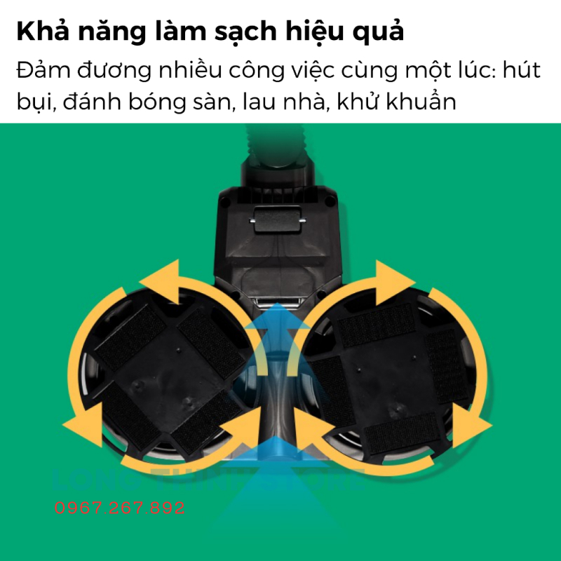 image-1802 Đầu hút sàn nhung mềm Soft Roller cho Dyson Digital Slim SV18, V10 Slim chính hãng Long Thịnh Tech Dyson