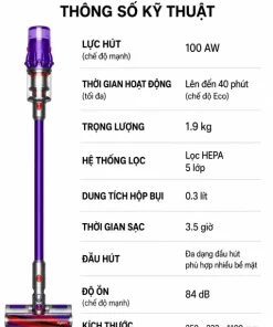 Máy hút bụi Dyson Digital Slim Fluffy SV18 Long Thịnh Tech Dyson