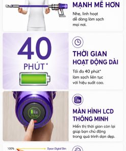 Máy hút bụi Dyson Digital Slim Fluffy SV18 Long Thịnh Tech Dyson
