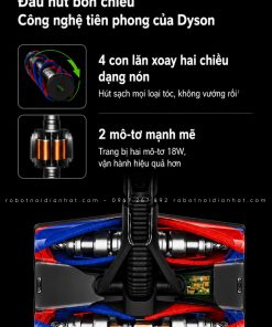 Máy hút bụi Dyson PencilVac Fluffycones Long Thịnh Tech Dyson Máy hút bụi Dyson PencilVac Fluffycones Long Thịnh Tech Dyson